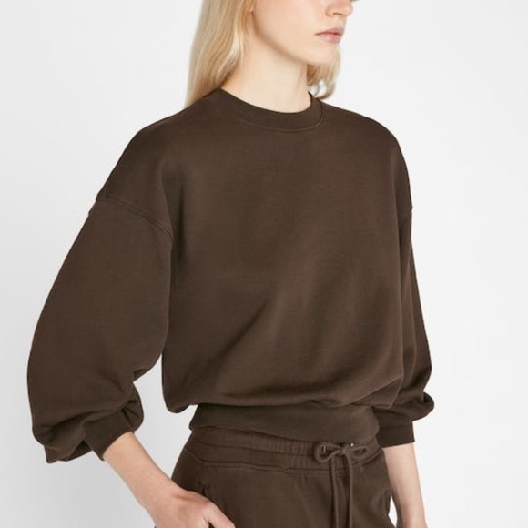 Frame balloon sleeve sweatshirt S New - Picture 3 of 16